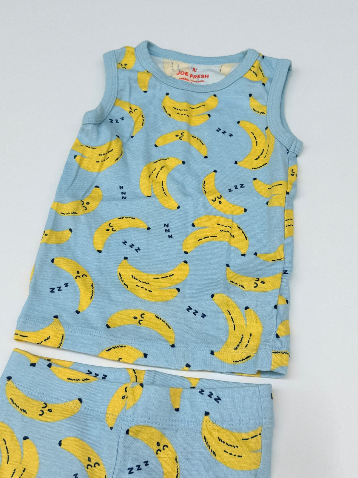 Joe Fresh Banana Print Pajama Set 2T