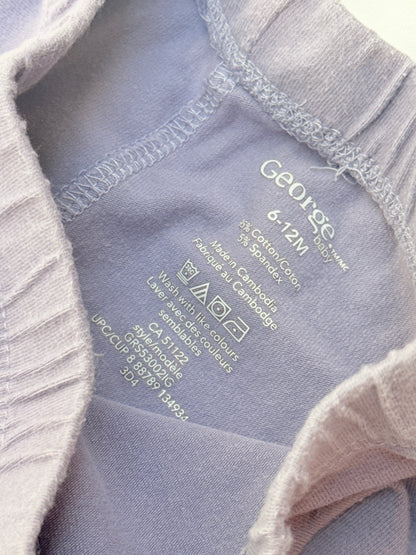 George Baby Lavender Leggings 6-12M