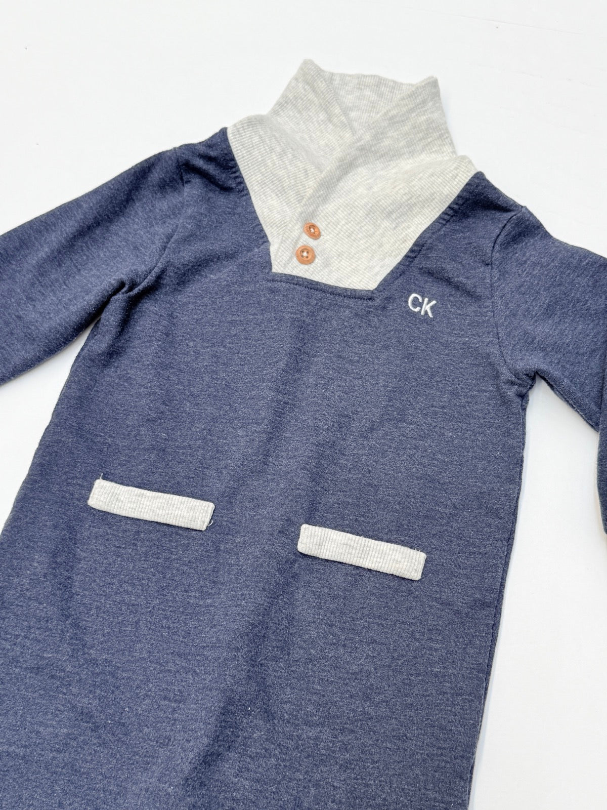 Calvin Klein Jeans Navy Romper 18M