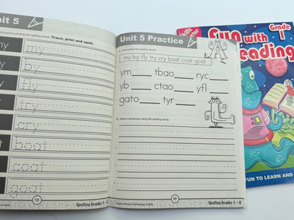Beaver Books 2-Book Bundle Spelling Reading Grade 1-2