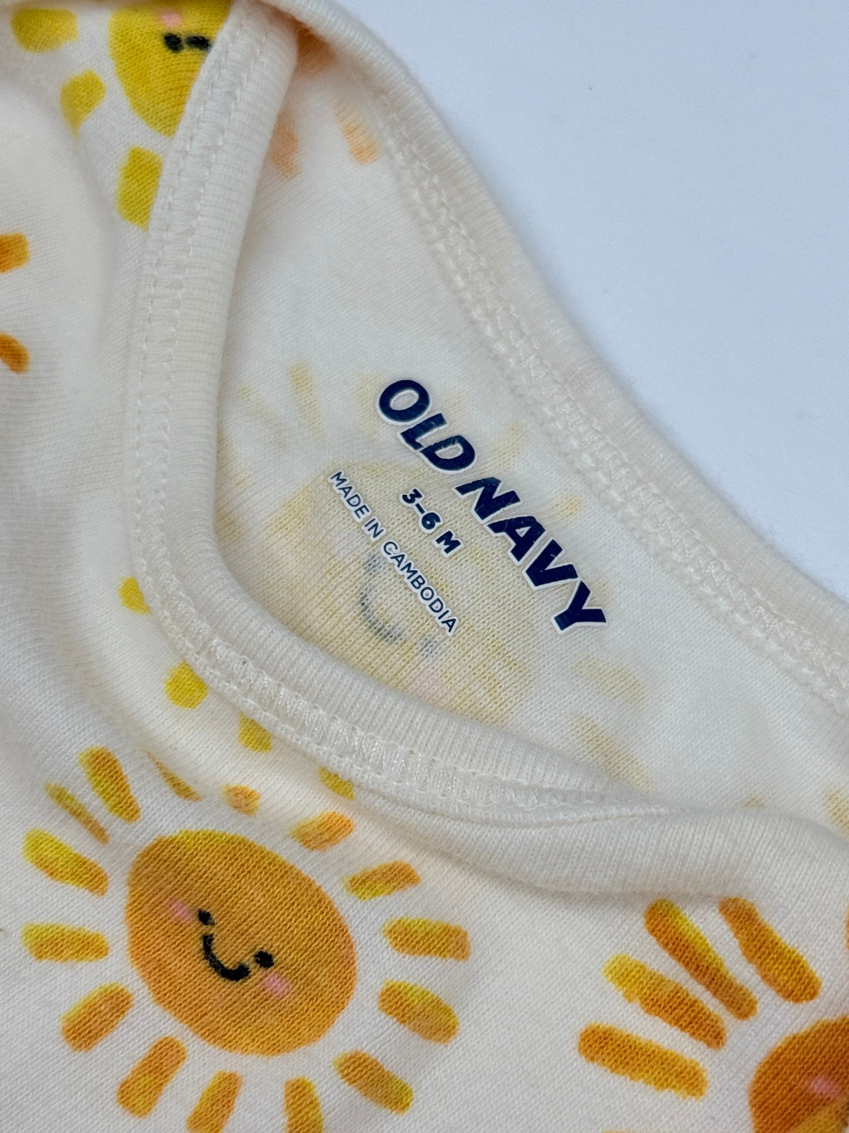 Old Navy Sunshine Print Bodysuit 3-6M