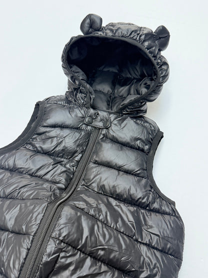 Bear Ear Hooded Puffer Vest 3T