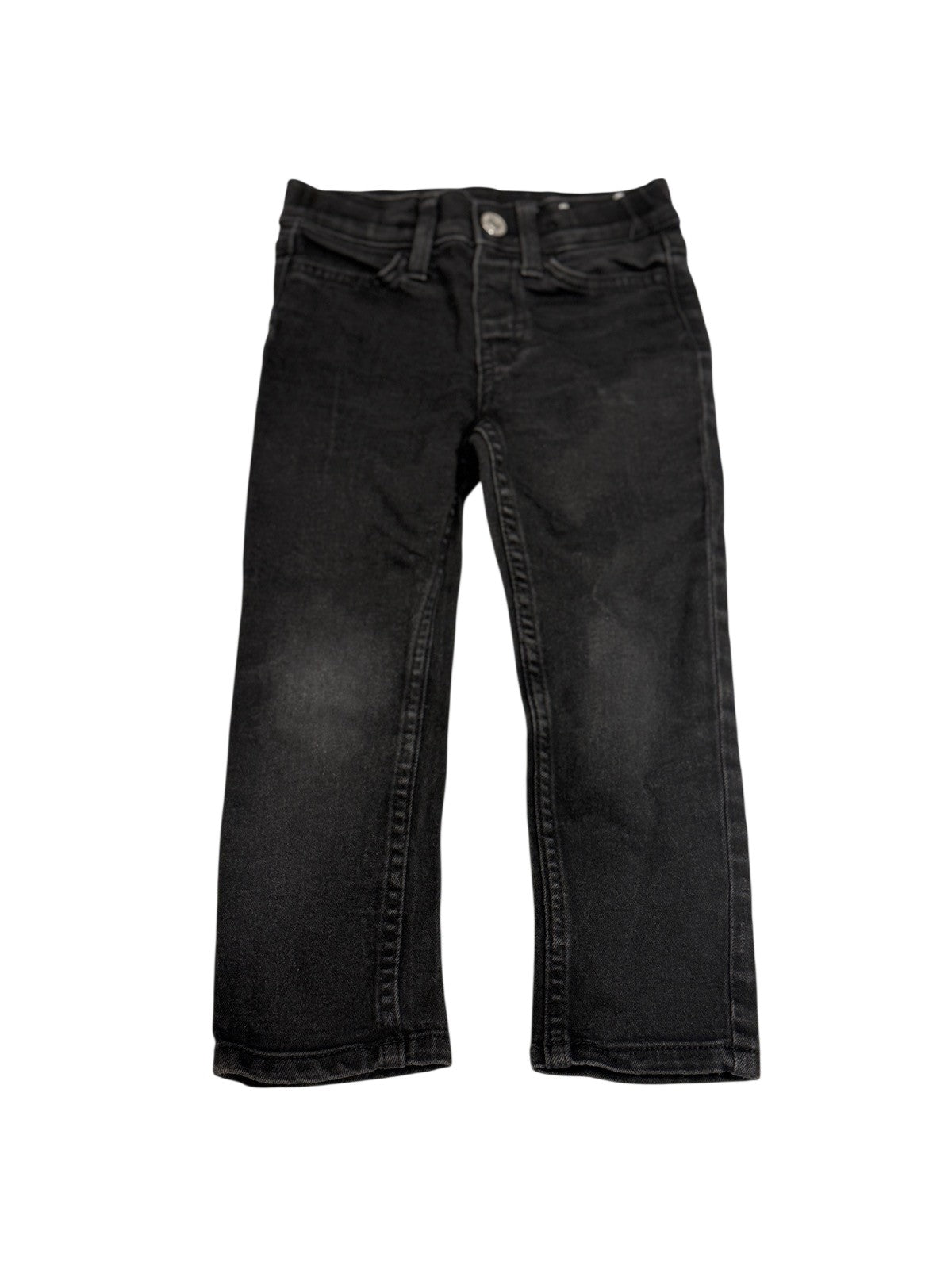 H&M Slim Fit Black Jeans 2-3Y