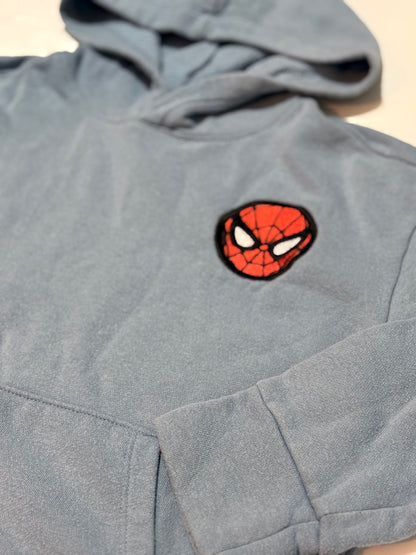 Old Navy Spider-Man Blue Hoodie Size 10-12