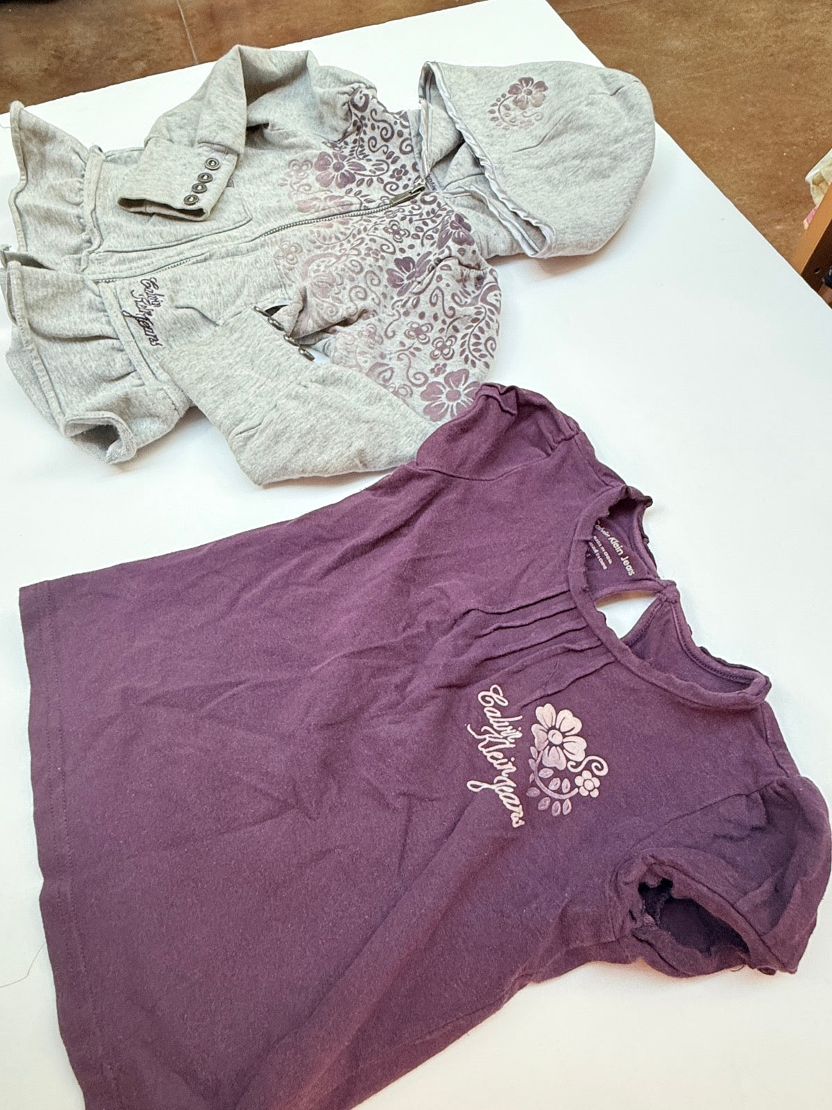 Calvin Klein Hoodie & Tee Set Size 4