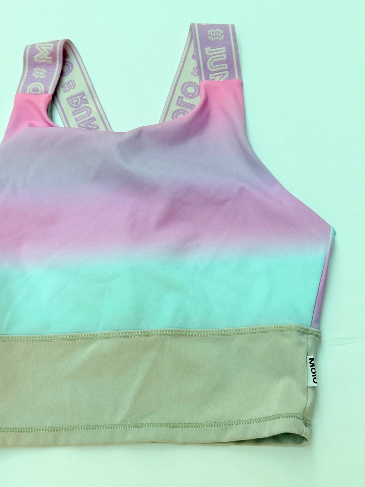Molo Ombre Sports Bra Crop Top Size 9/10Y