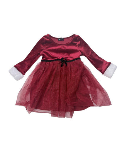 Zunie Red Velvet Santa Tutu Dress 2T