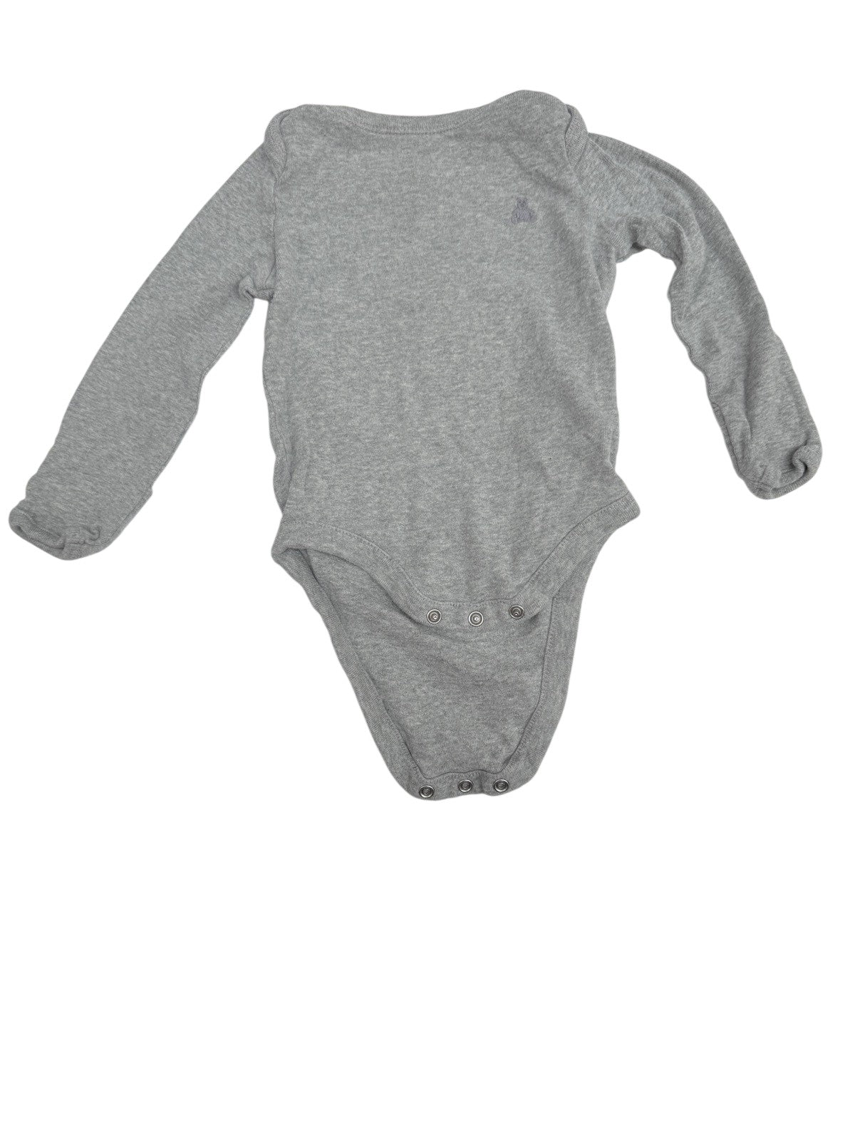 Baby Gap Gray Long Sleeve Bodysuit 3-6M
