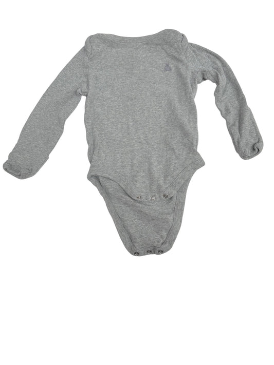 Baby Gap Gray Long Sleeve Bodysuit 3-6M