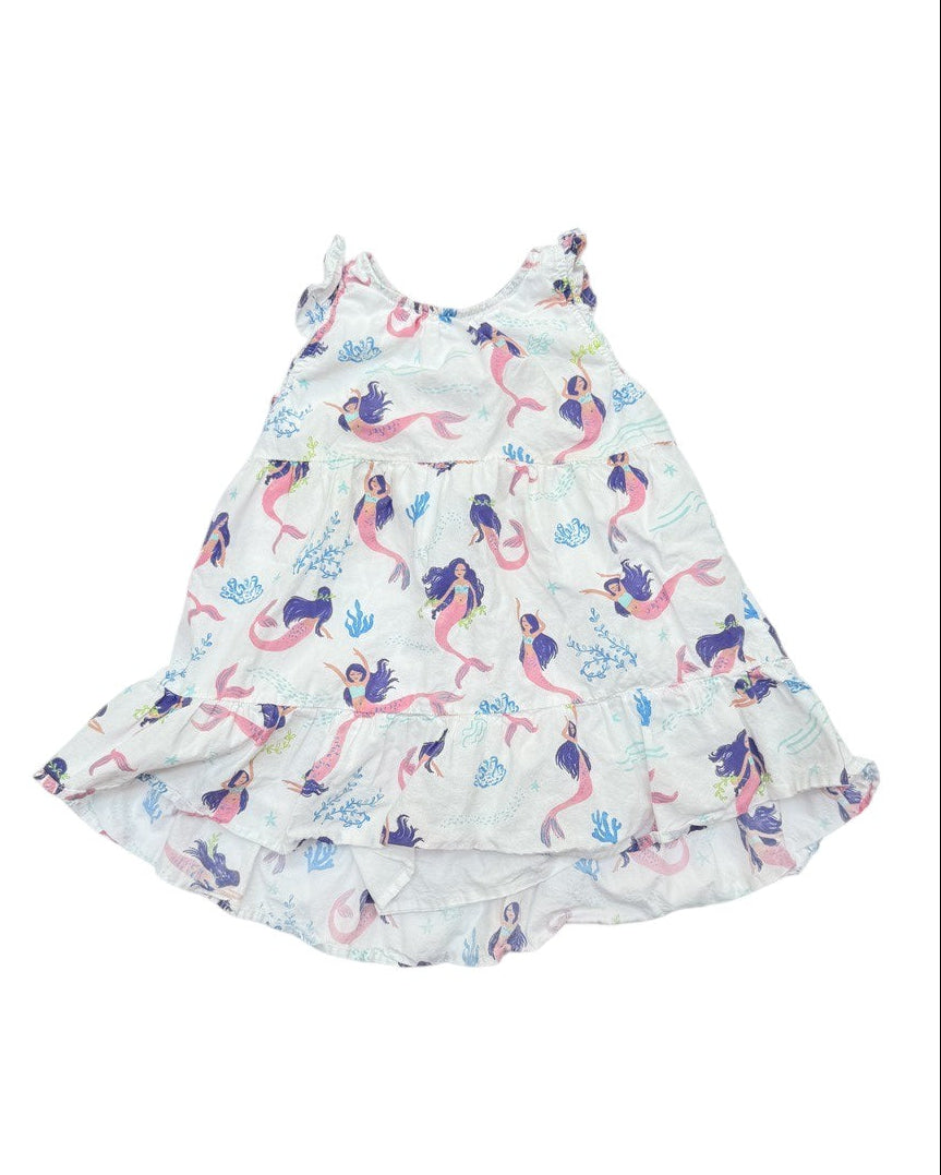 Hatley Mermaid Print Dress Size 3