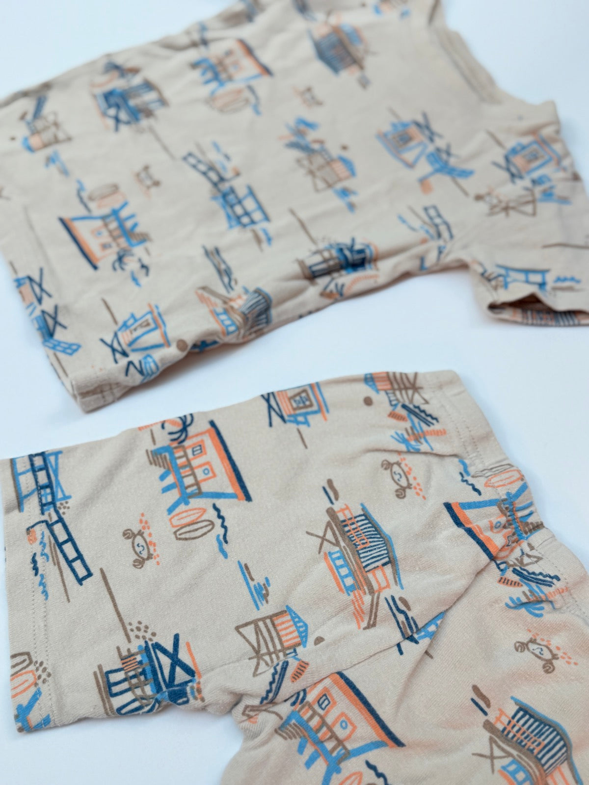 Carter's Beach Print Pajama Set 4T