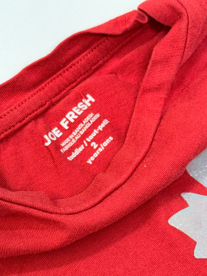 Joe Fresh Canada Day LOVE T-Shirt 2T