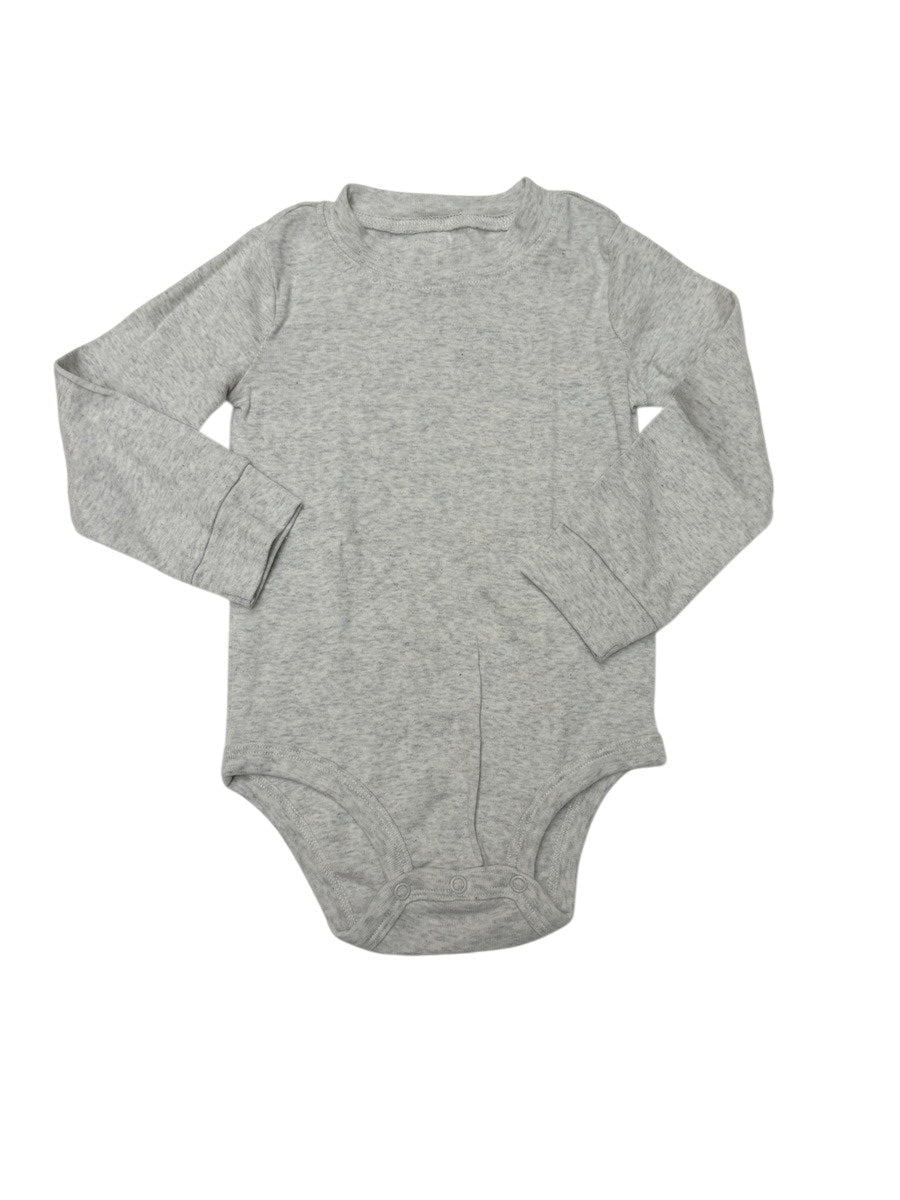 Carter's Gray Long Sleeve Bodysuit 24m