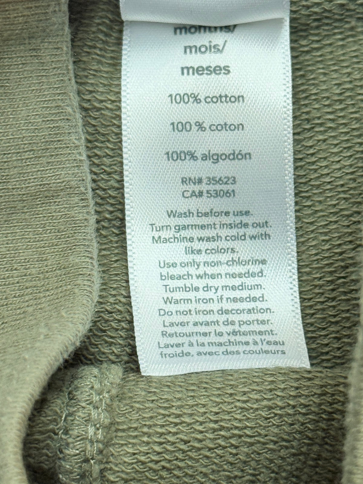 Carter's Olive Green Jogger Pants 12M