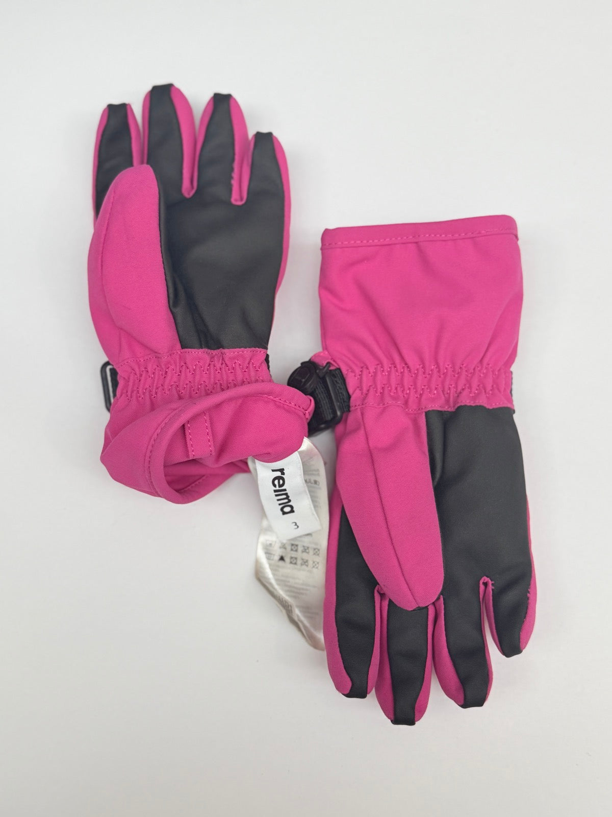 Reima Pink Winter Gloves Size 2-4Y