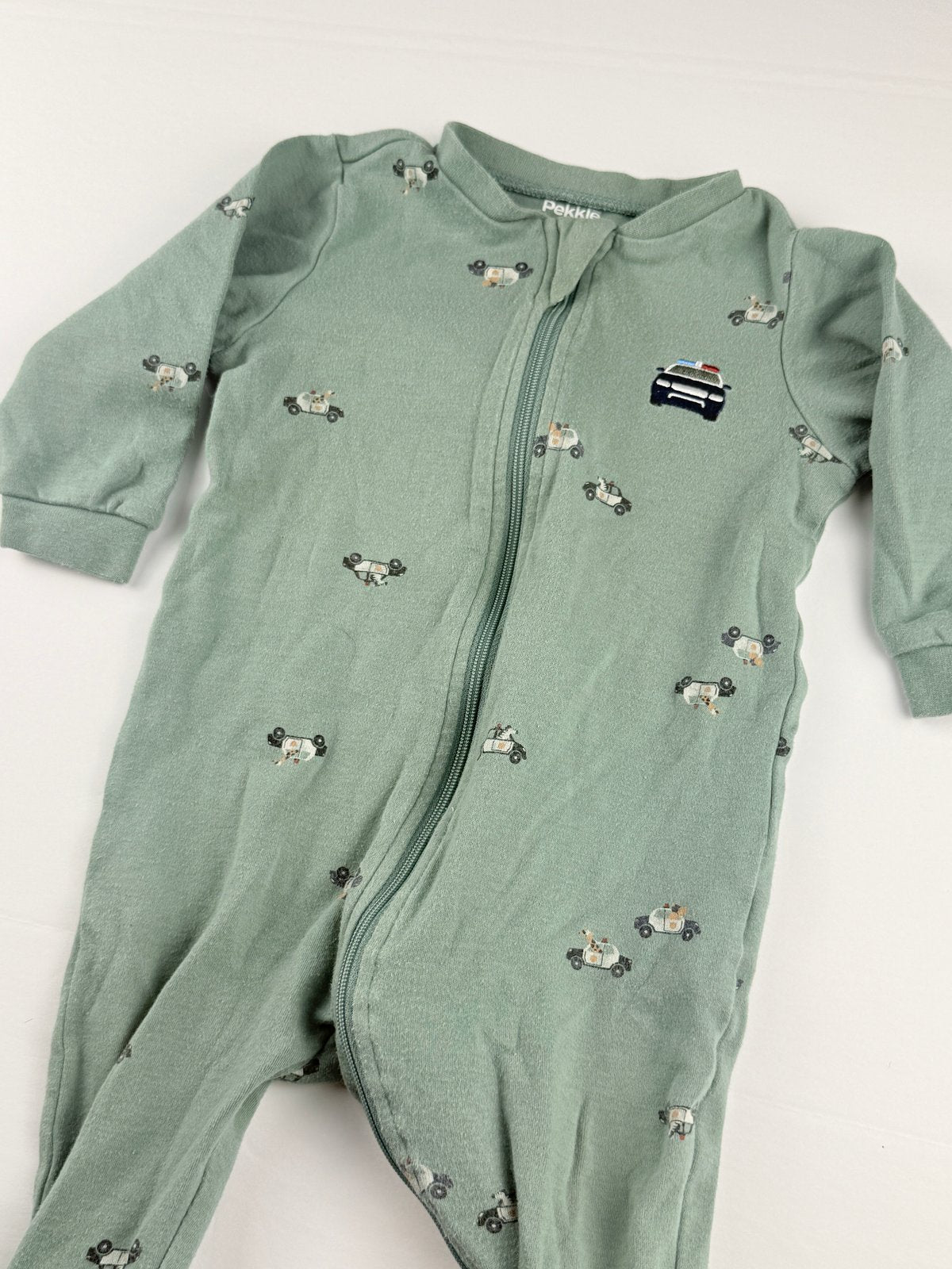 Pekkle Green Police Car Sleeper 9M