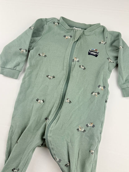 Pekkle Green Police Car Sleeper 9M
