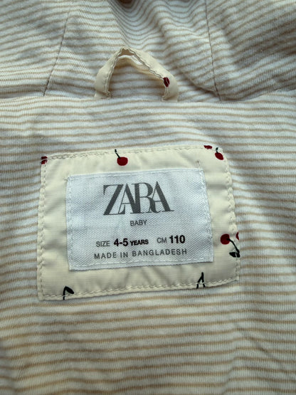 Zara Baby Cherry Print Hooded Jacket 4-5Y