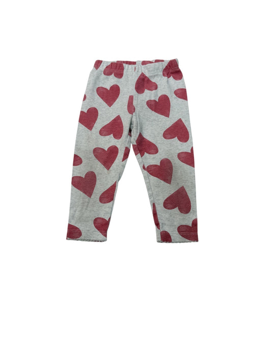 Carter's Heart Print Leggings 9M
