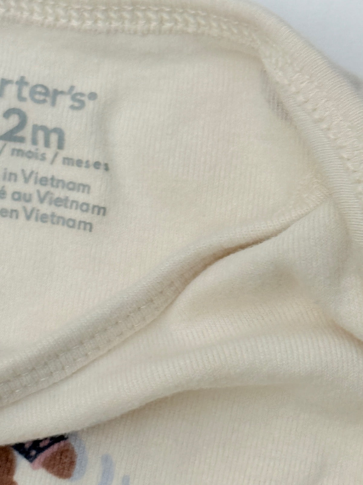 Carter's Bunny Print Bodysuit 12M