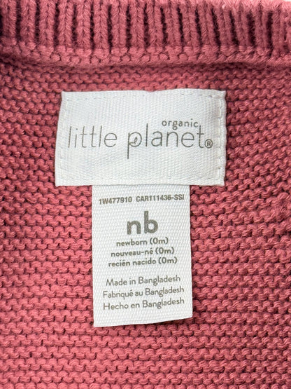 Little Planet Knit Ruffle Overalls Size NB
