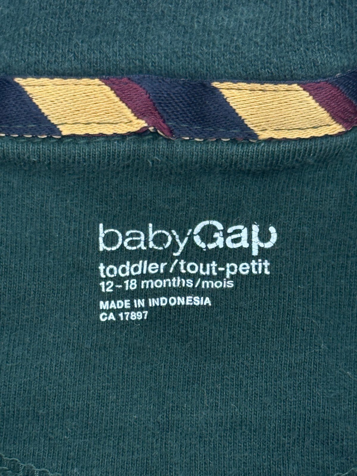 babyGap Varsity Hoodie Jogger Set 12-18M