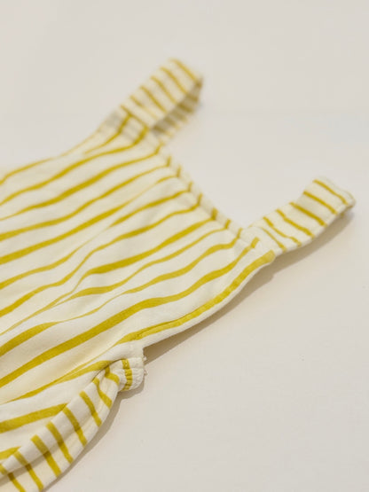 Pehr Yellow Stripe Romper 6-12M