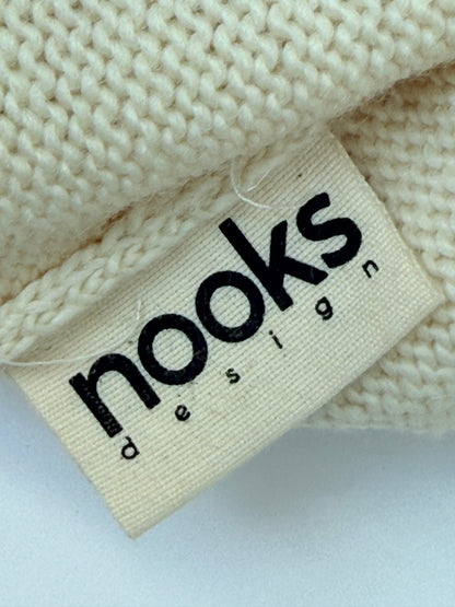 New With Tags Nooks Design Cream Merino Cardigan 3-4y