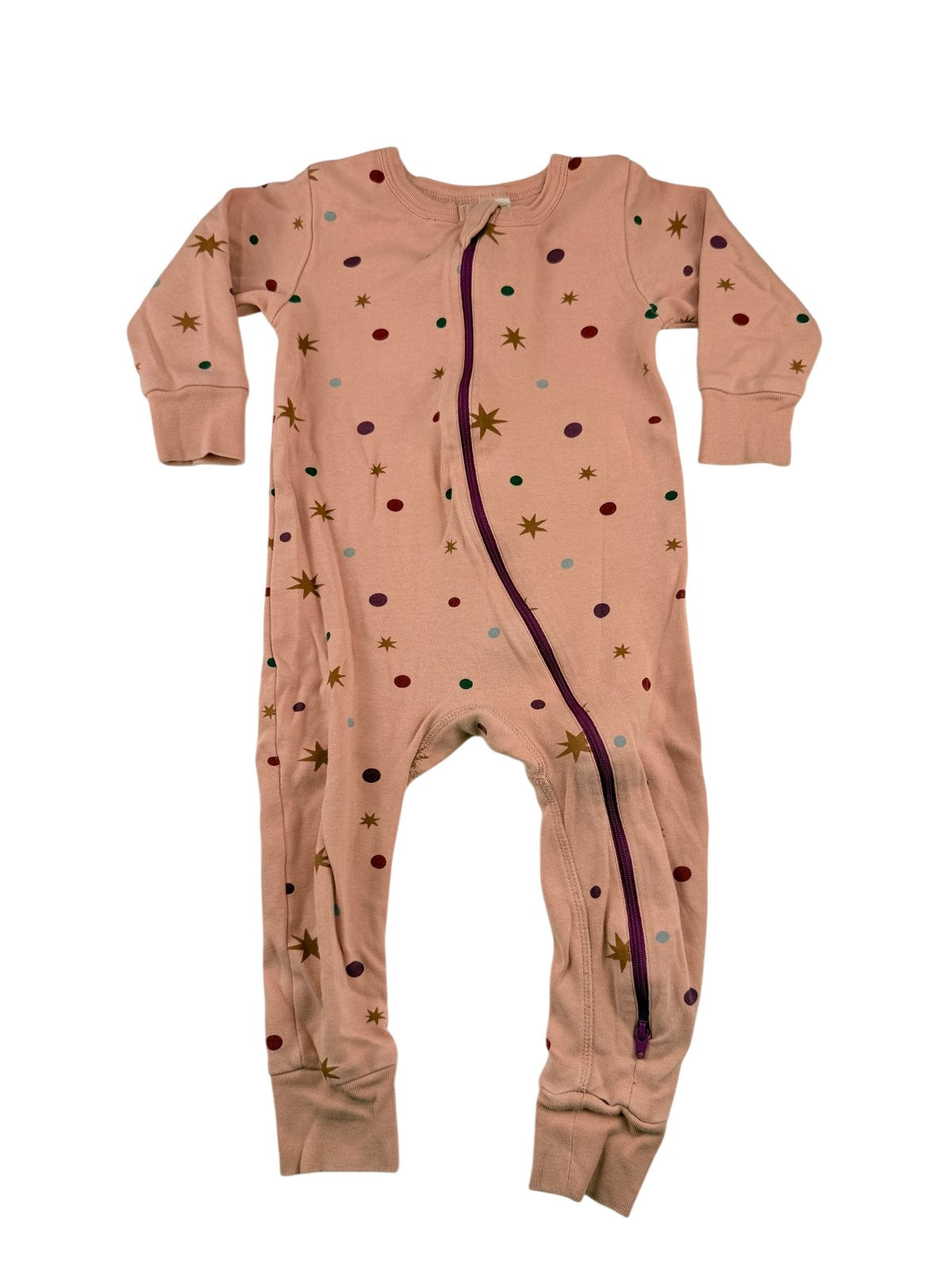 Parade Pink Star Print Pajamas 12-18M