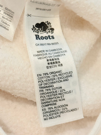 Roots Baby Cream Zip Romper 3-6M