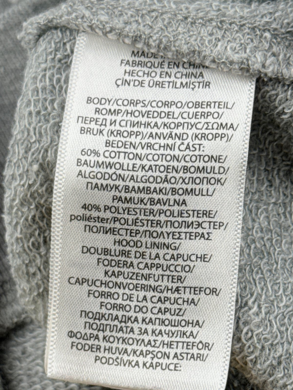 Polo Ralph Lauren Gray Pullover Hoodie XL/TG (16) 16