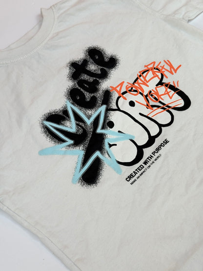 Zara Graffiti Graphic T-Shirt 8-9Y