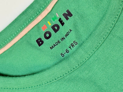 Mini Boden Lamb Appliqué Long Sleeve Top 5-6y