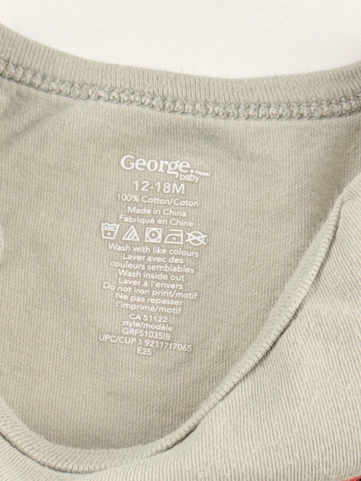 George Baby Dinosaur Bodysuit 12-18M