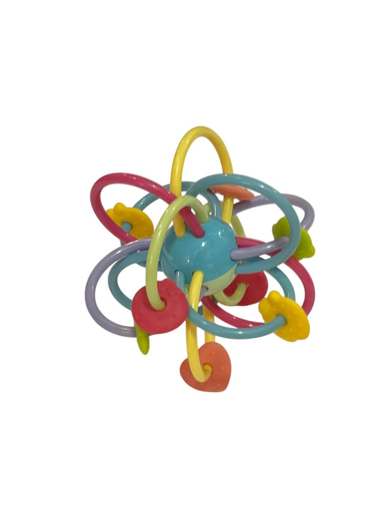 Rainbow Loop Rattle Teether Ball Toy