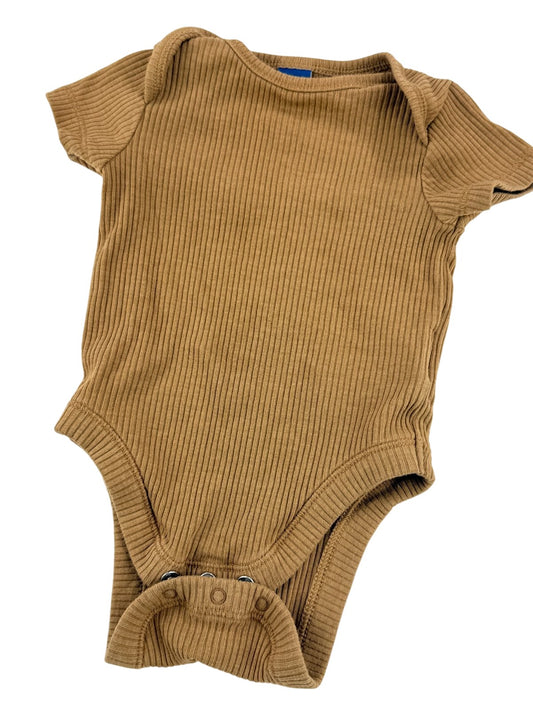 Old Navy Ribbed Tan Bodysuit 0-3M