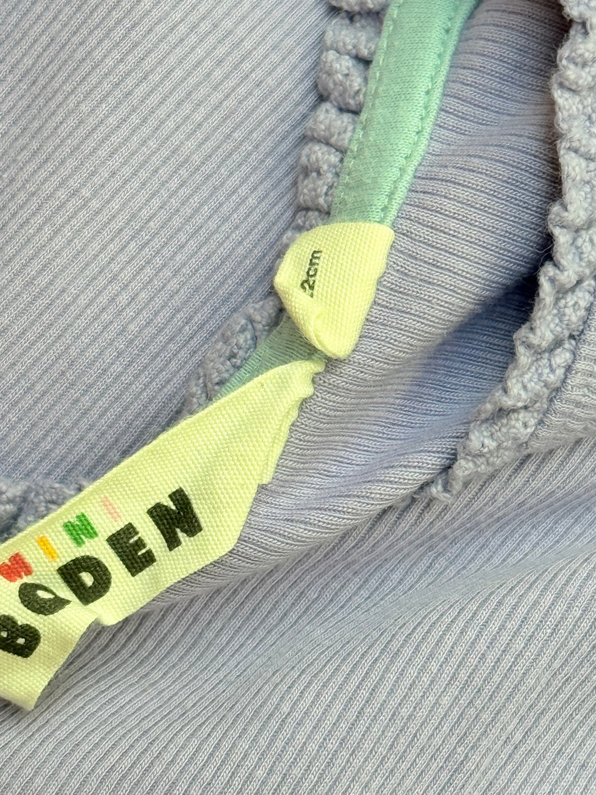 Boden Ribbed Top Lavender 6-7Y