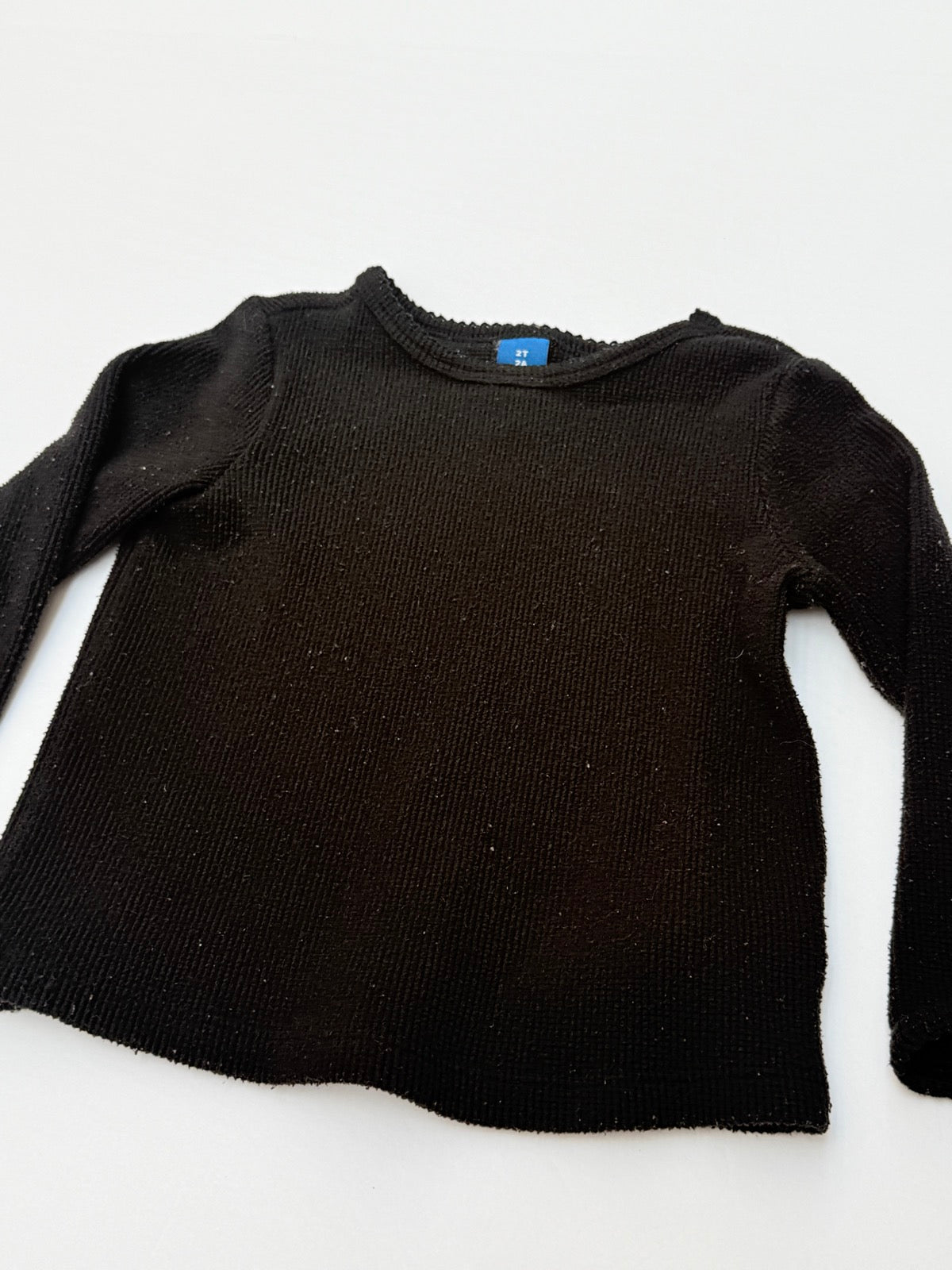 Old Navy Black Ribbed Sweater 2T
