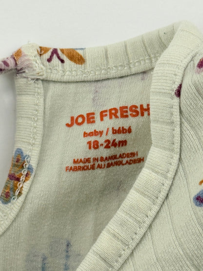 Joe Fresh Butterfly Ribbed Bodysuit 18/24M