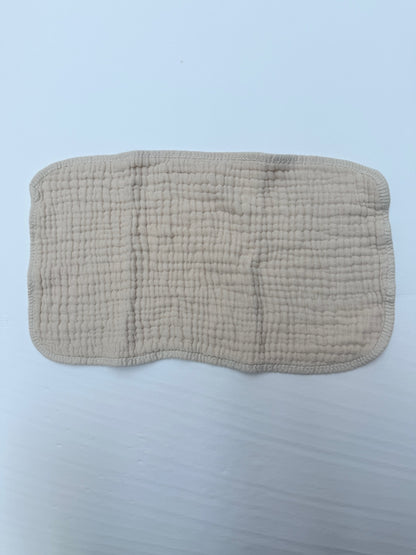 Beige Muslin Baby Burp Cloth
