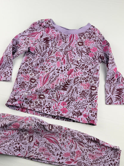 Joe Fresh Floral Purple Pajamas 18-24M