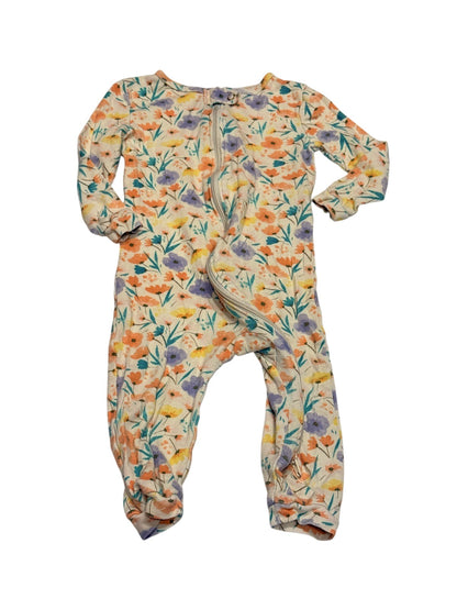 Joe Fresh Floral Footed Sleeper 3-6M
