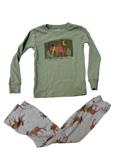 Carter's Moose Pajama Set 4T