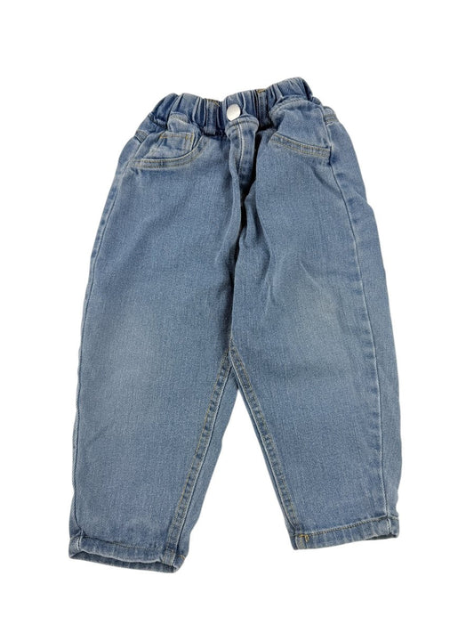 JJXZ Light Wash Elastic Waist Jeans Size 2T