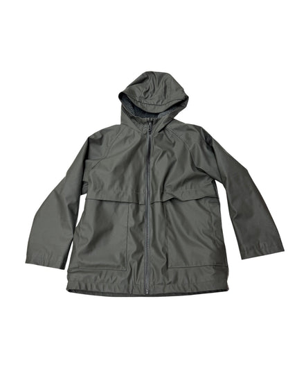 Zara Green Sherpa-Lined Rain Jacket Size 9-10