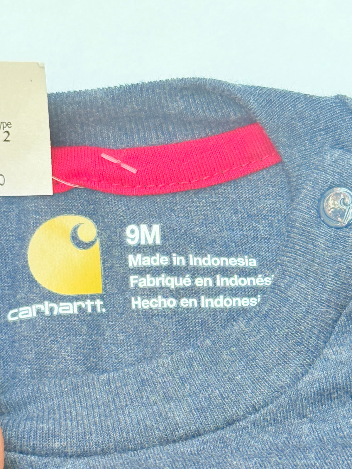 NWT - Carhartt Built to Last Bodysuit 9M