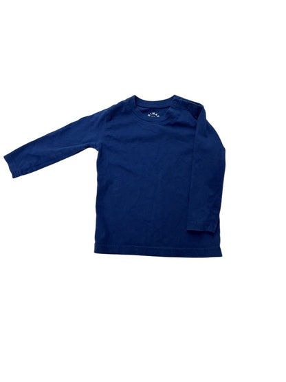 Primary Navy Long Sleeve Shirt 12-18M