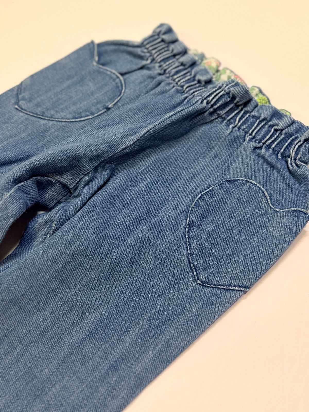 Mini Boden Heart Pocket Jeans 3Y
