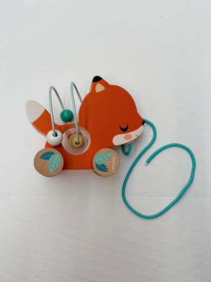 Janod Wooden Fox Pull-Along Toy