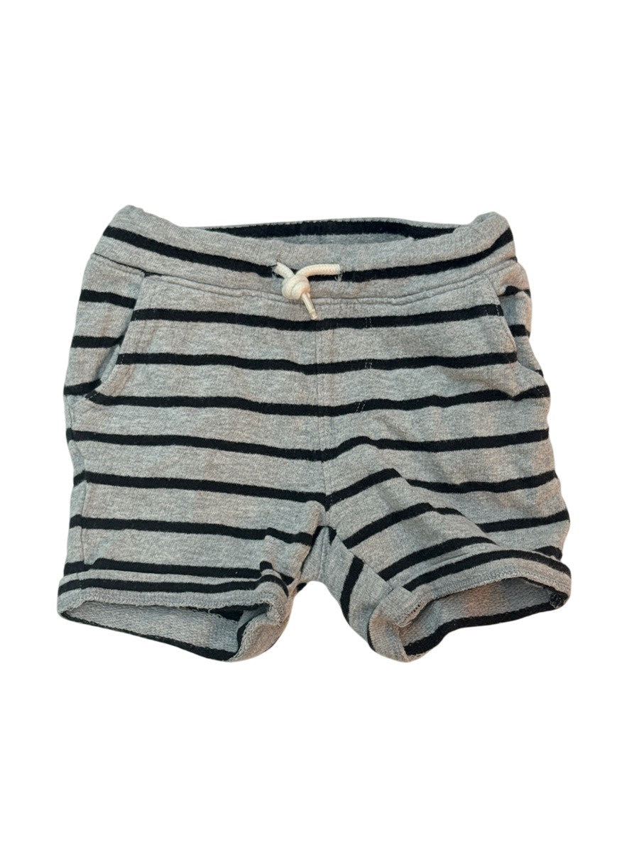 Old Navy Gray Striped Shorts 2T